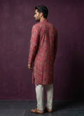 MLS PRINTED KURTA PAJAMA 2PCS