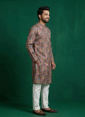 MLS PRINTED KURTA PAJAMA 2PCS