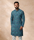 MLS PRINTED KURTA PAJAMA 2PCS