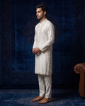 MLS EMBROIDERED KURTA PAJAMA