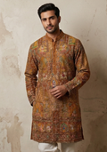 MLS EMBROIDERED KURTA PAJAMA