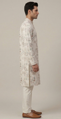 MLS EMBROIDERED KURTA PAJAMA