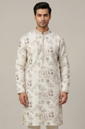 MLS EMBROIDERED KURTA PAJAMA