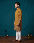 MLS EMBROIDERED KURTA PAJAMA