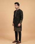 MLS EMBROIDERED KURTA PAJAMA