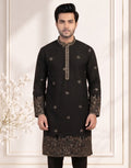 MLS EMBROIDERED KURTA PAJAMA