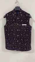 Velvet Embroidered Jawahar Jacket 1Pc Mrinaal