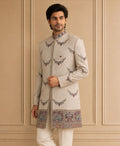 Silk Blend Embroidered Indo Western 2Pc Gul
