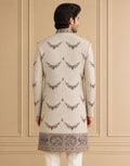 Silk Blend Embroidered Indo Western 2Pc Gul