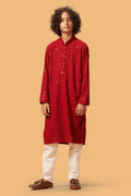 MLS KIDS CHIKANKARI KURTA PAJAMA
