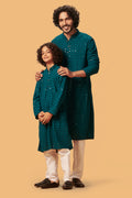 MLS KIDS CHIKANKARI KURTA PAJAMA