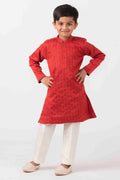 MLS KIDS PRINTED KURTA PAJAMA