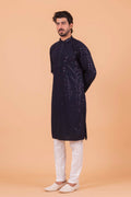 MLS CHIKANKARI KURTA PAJAMA