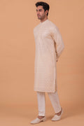 MLS EMBROIDERED KURTA PAJAMA