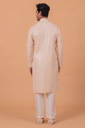 MLS EMBROIDERED KURTA PAJAMA