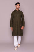 MLS CHIKANKARI KURTA PAJAMA