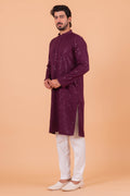 MLS CHIKANKARI KURTA PAJAMA