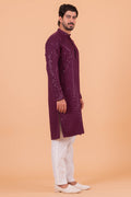 MLS CHIKANKARI KURTA PAJAMA