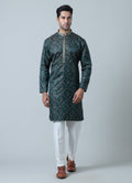 MLS EMBROIDERED KURTA PAJAMA