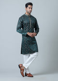 MLS EMBROIDERED KURTA PAJAMA