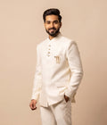 MLS EMBROIDERED JODHPURI SUIT 2PCS