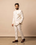MLS EMBROIDERED JODHPURI SUIT 2PCS