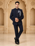 MLS EMBROIDERED JODHPURI SUIT 2PCS