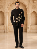MLS EMBROIDERED JODHPURI SUIT 2PCS