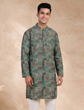 MLS PRINTED KURTA PAJAMA