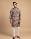 MLS PRINTED KURTA PAJAMA