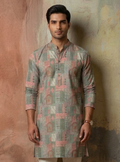MLS PRINTED KURTA PAJAMA
