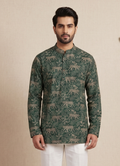 MLS PRINTED SHORT KURTA F/S
