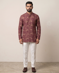MLS PRINTED SHORT KURTA F/S