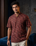 MLS PRINTED SHORT KURTA H/S