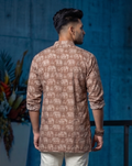 MLS PRINTED SHORT KURTA H/S