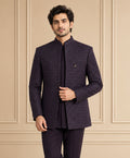 Japanese Jaquard Self Textured Jodhpuri Suit 3Pc Ahaan