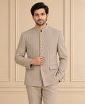 Japanese Suiting Solid, Plain Jodhpuri Suit 2Pc Krishiv