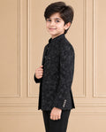 Jaquard Self Textured Kids Jodhpuri Suit 3Pc Nihaal