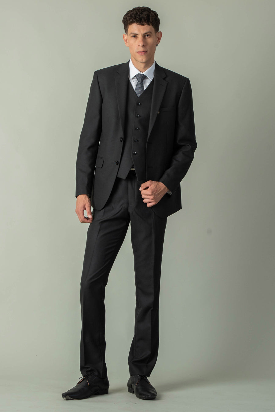 MLS BUSINESS PLAIN SUIT 3PCS