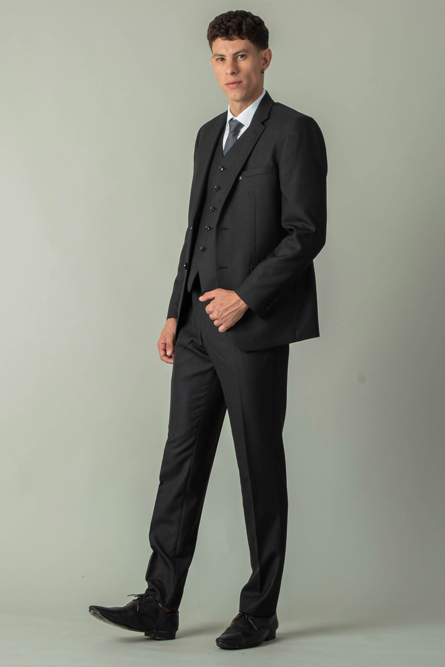 MLS BUSINESS PLAIN SUIT 3PCS