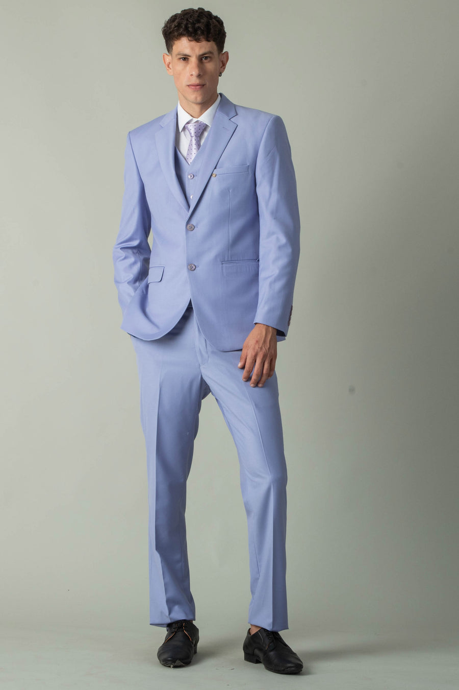 MLS BUSINESS PLAIN SUIT 3PCS