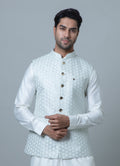MLS EMBROIDERED JAWAHAR JACKET 1PC