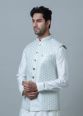 MLS EMBROIDERED JAWAHAR JACKET 1PC