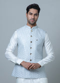 MLS EMBROIDERED JAWAHAR JACKET 1PC