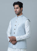 MLS EMBROIDERED JAWAHAR JACKET 1PC