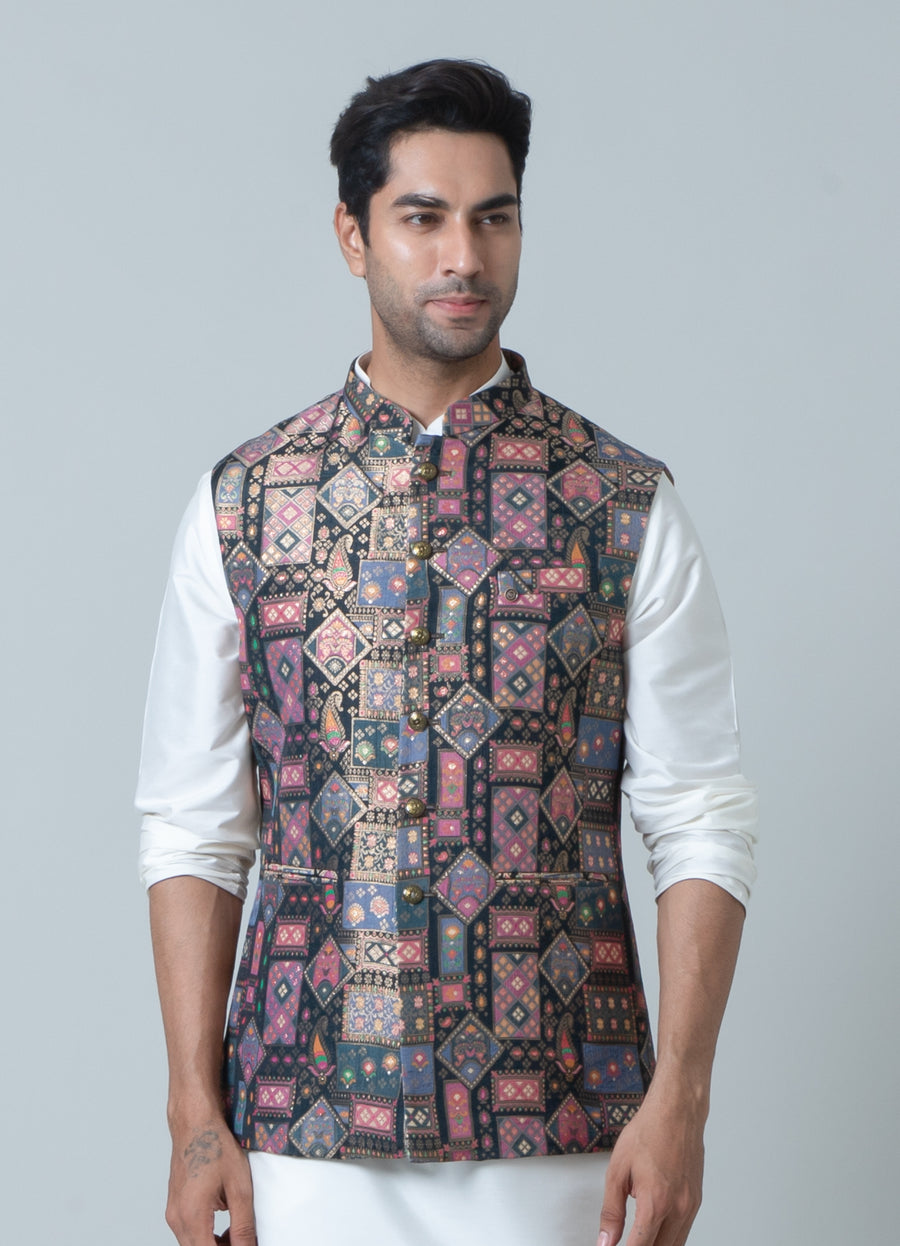MLS PRINTED JAWAHAR JACKET