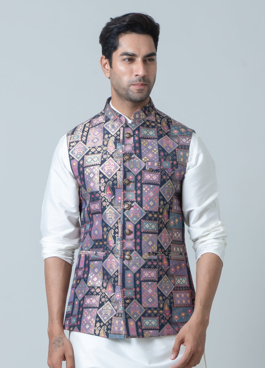 MLS PRINTED JAWAHAR JACKET