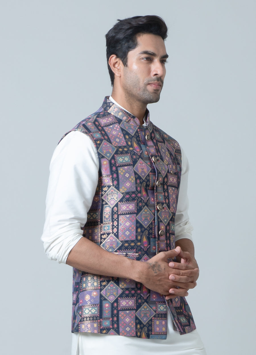 MLS PRINTED JAWAHAR JACKET