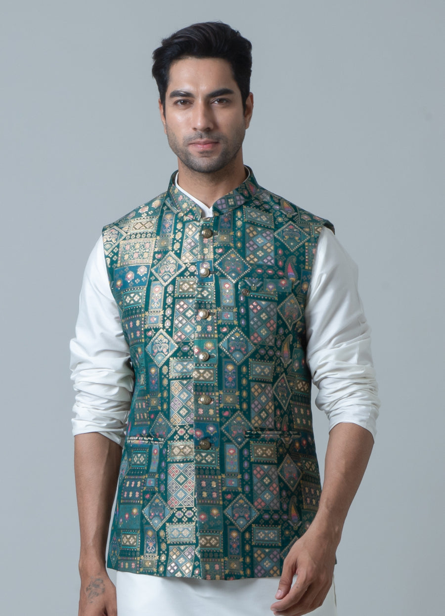 MLS PRINTED JAWAHAR JACKET