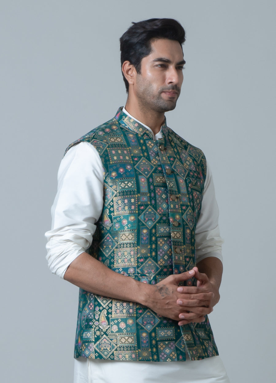 MLS PRINTED JAWAHAR JACKET